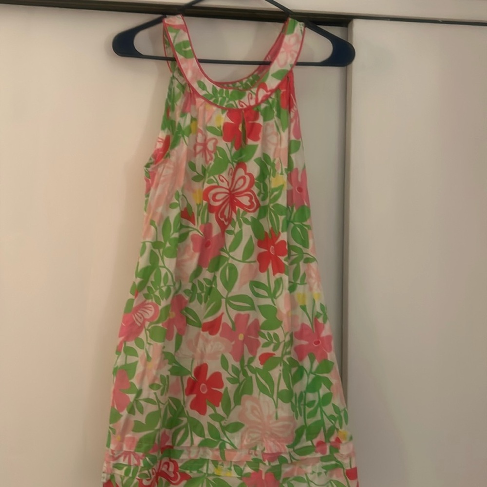 Lilly Pultizer girls cotton sleeveless dress